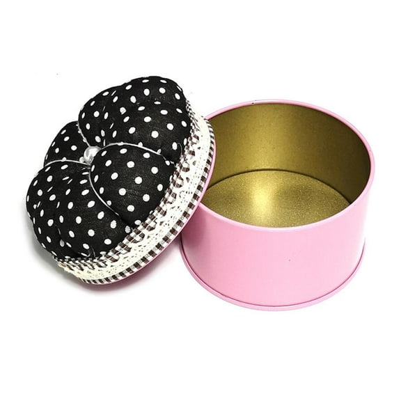 HONCLL Flower Pin Cushion with Storage Container Quilting Pin Holder for Sewing Tool