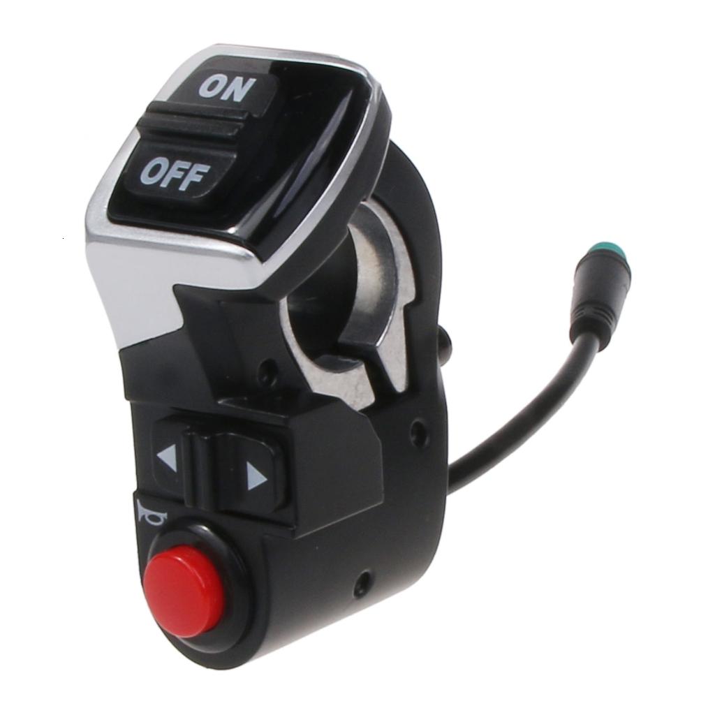 HONCLL Handlebar Controller Switch E-scooter Turn Signals On/Off Button ...