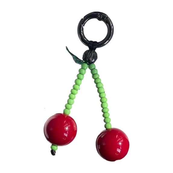 HONCLL Handmade Cherry Colorful Bead Charm Hanging Ornament Suitable for Adds a Touch