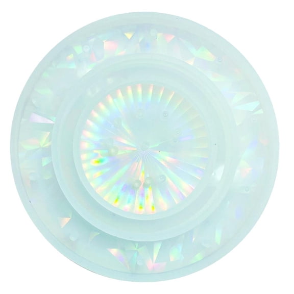 HONCLL Holographical Turntable Wall Hanging Curtain Wind Chime Mirror Silicone Mold
