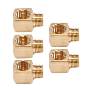 HONCLL Home Renovation Brass Pipe Connectors Heavy Duty Plumbing Joints Simple Installs