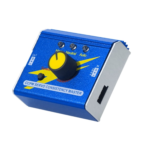 Tizuqe Lightweight Servo Controller Adjustment Gear CCPM Meter for Testing Synchronism