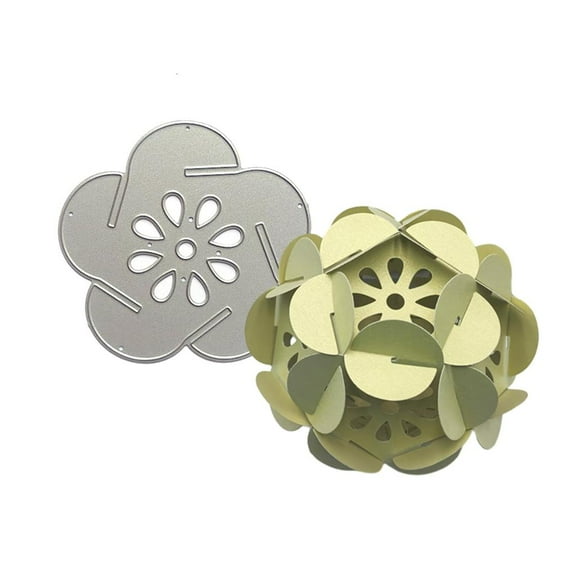HONCLL Metal Die Cuts 3D Flower Cutting Dies Stencil DIY Cutting Template for Scrapbook