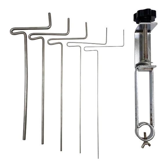 HONCLL Metal Wire Coiling Tool Set Wire Winding Rod C Shaped Spring Making Tool Jewelry Winding Tool for Wire Jewelry Making