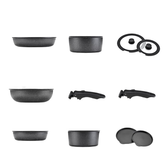 Tizuqe Multifunctional Cookware Set for Quick and Even Heat Distribution Cooking Tool
