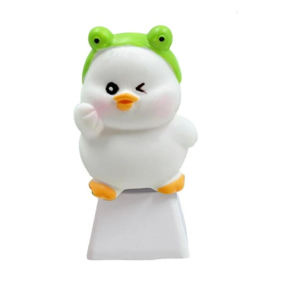 HONCLL Novelty 3D Duck Shaped Keycap Oem Height Enhances Keyboard Fun For Office And Gaming Keycap Present