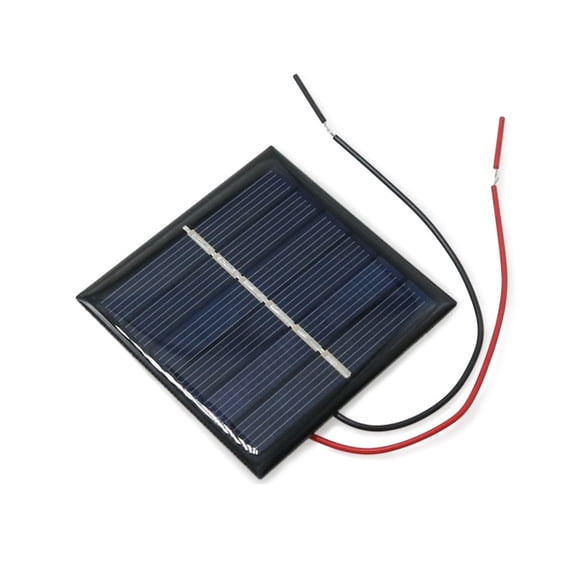 Tizuqe 2-3V 100mA Small Cell Module Polysilicon Board Portable Solar Plate with Wire