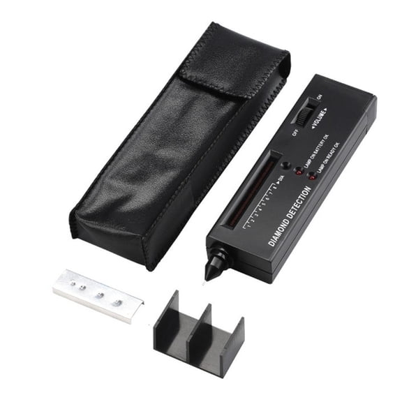 HONCLL Portable Diamonds Testing Pen Diamonds Discriminator Pen ABS Texture for Novice and Expert Jewelers with LED Display