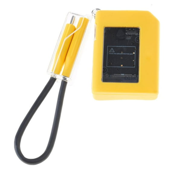 HONCLL Portable M.2 NVMe SSDs Enclosure, USB C 3.2 10Gbps Fast Speed Data Transfer for 2230 SSDs, Active Cooling System