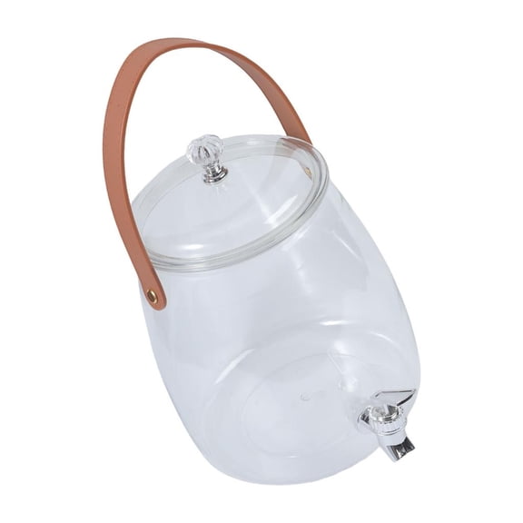 HONCLL Premium Cold Drink Dispenser PET Plastic Pitcher Efficient Electroplated Spigot For Hot And Cold Beverages Party Essential