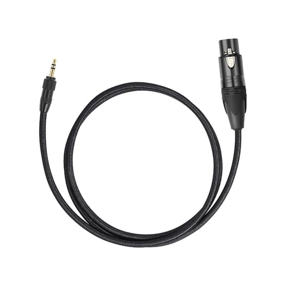HONCLL Professional 3.5mm Male to 3Pin Female AUX Cable Cord with Locking Nut for Microphones and Mixers 2.0m/3.0m Length