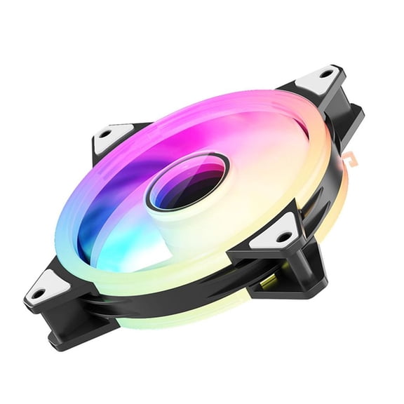 HONCLL Quiet 120mm PC Cooling Fan With Hydraulic Bearing And ARGB Lighting Computer Chassises Fan For Desktop Case