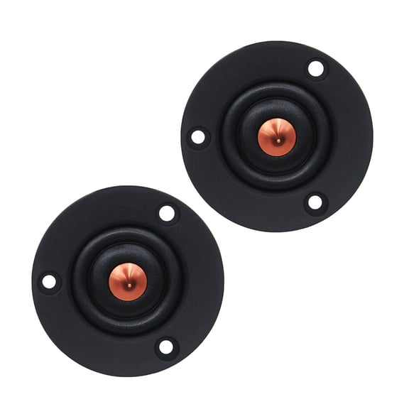 Tizuqe Set of 2pcs 2" 4Ohm Silk Dome Tweeters Speakers Car Modification Treble Speakers