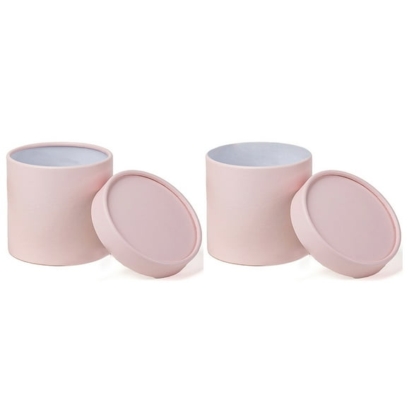 Tizuqe Small Flower Box Bouquet Packaging Tube Hug Bucket Optional for Celebrating