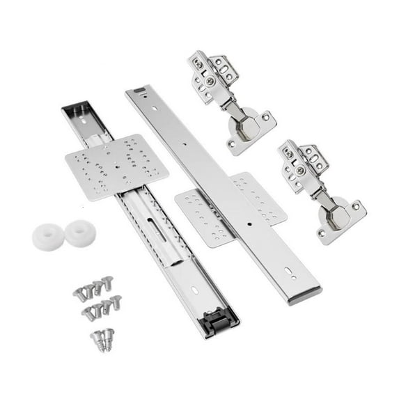 HONCLL Smooth Operate Folding invisible Door Rail Folding Door Sliders for Home Cabinets