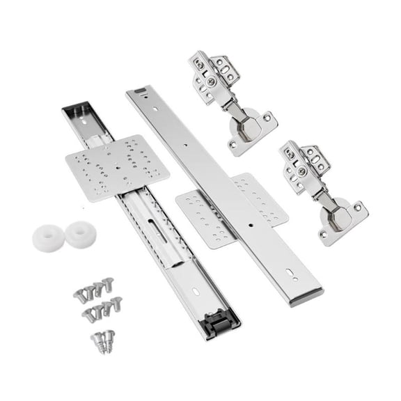 HONCLL Smooth Operate Folding invisible Door Rail Folding Door Sliders for Home Cabinets