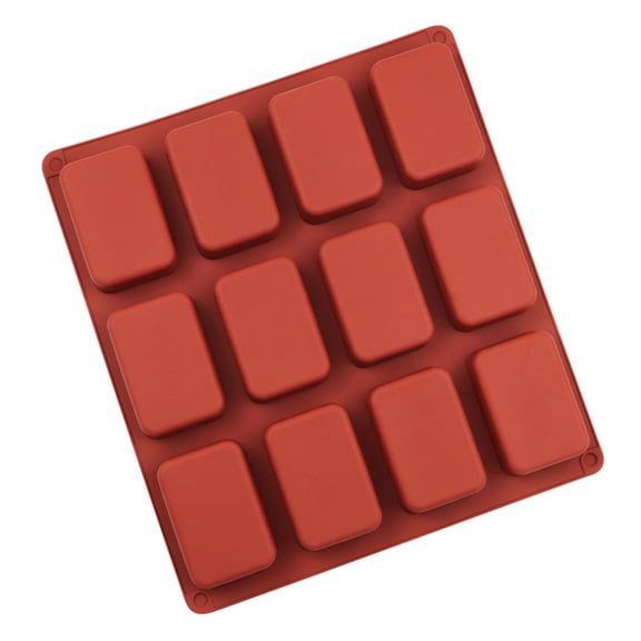 Tizuqe Square Chocolate Candy Mold Silicone Cake Baking Mold for Jelly/Brownie/Dessert