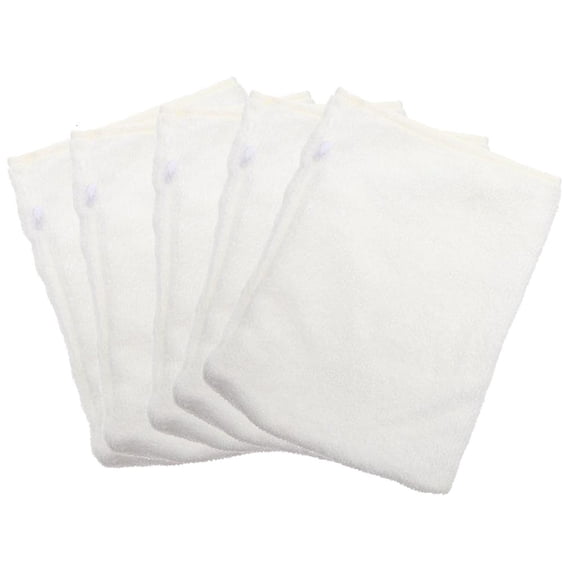 HONCLL Soft Microfiber Face Cleansing Wash Gloves 5Piece Gentle Exfoliatings Washcloths for Skin Care, Deeply Clean 21x15CM