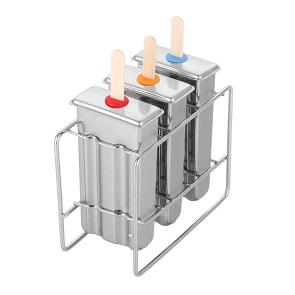 Tizuqe Stainless Steel Popsicle Molds DIY Ice Lolly Mould Ice Cream Stick Holder Maker