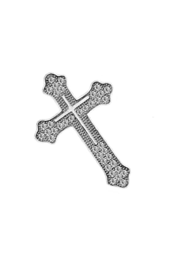 HONCLL Sturdy Alloy Crosses Lapel Pin Accessory For Men Suitable For Various Event