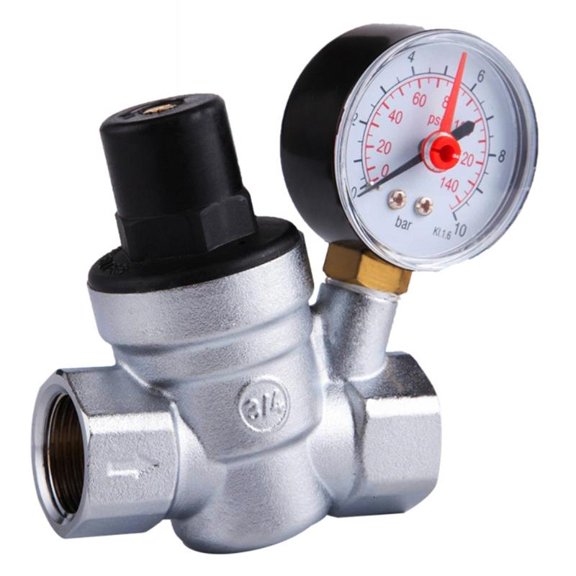 HONCLL Sturdy Brass Water Pressure Regulator Valves DN15 DN20 Accessory For Home Use