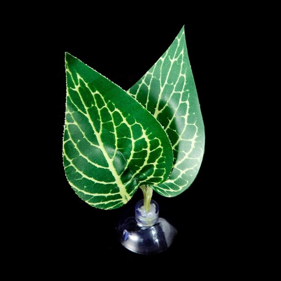 HONCLL Suction Cup Leaf Pad Resting Bed for Betta Fish Hammock Bed Fishtanks Spawning Ground Leaf Bed Aquariums Breeding Supply