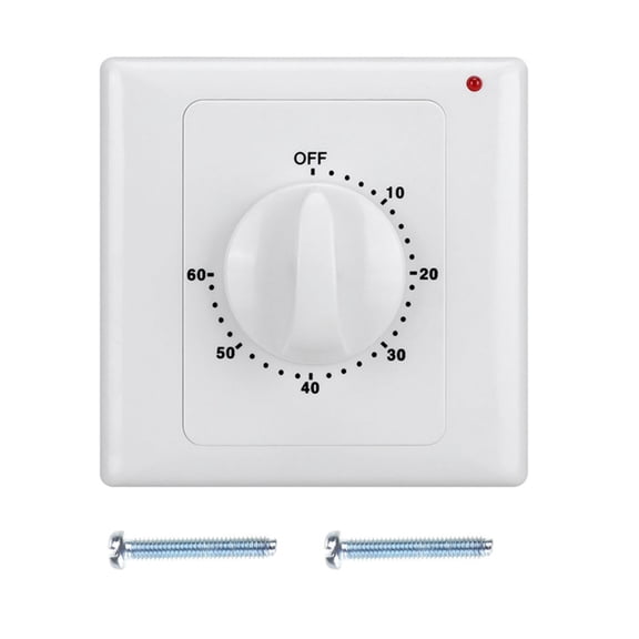 Tizuqe Mechanical Countdown Timer Switches Cover Plate Time Control Switches Sockets