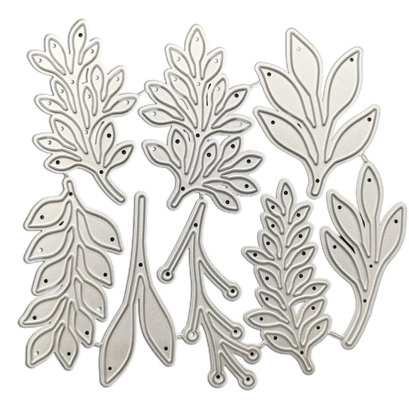 Tizuqe Tree Leaf Metal Cutting Dies Stencil DIY Scrapbooking Album Paper Card Template