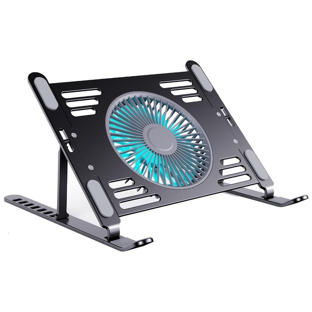 HONCLL USB Connection Laptop Cooling Pad Aluminum Panel Adjustable Laptop Stand
