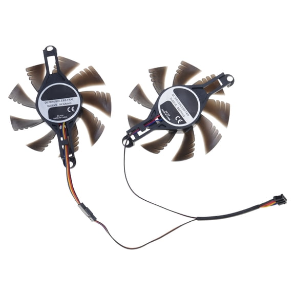 Tizuqe 80mm 4Pin Video Card Cooling Fan For RX580 2048 Graphics Card Coolers Fan Gaming Radiators Accessories Replacement