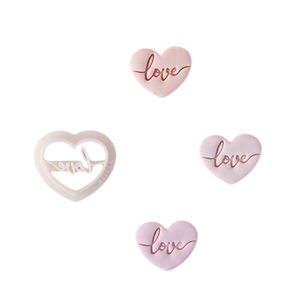 Tizuqe Valentines Clay Cutters Heart Cake Clay Cutters for DIY Earrings Jewelry Making