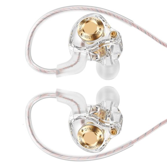 HONCLL Wire Earbuds for Music Gaming Video Call with Dynamic Driver Deep Bass Earphone