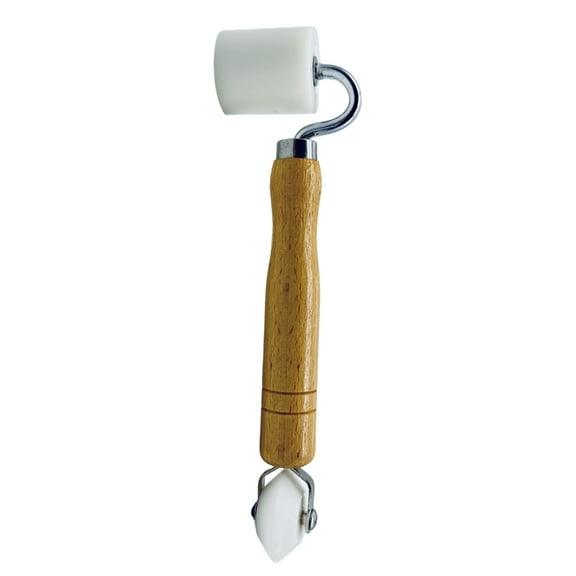 Tizuqe Professional Penny Roller Tool Multipurpose Seam Roller Efficient Wood Seam Roller Easy to Carry for Roofing & Welding