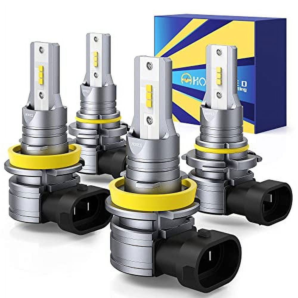 HONCS 9005 H11 LED Bulbs, High/Low Beam Combo, HB3 High, H8 Low, 300