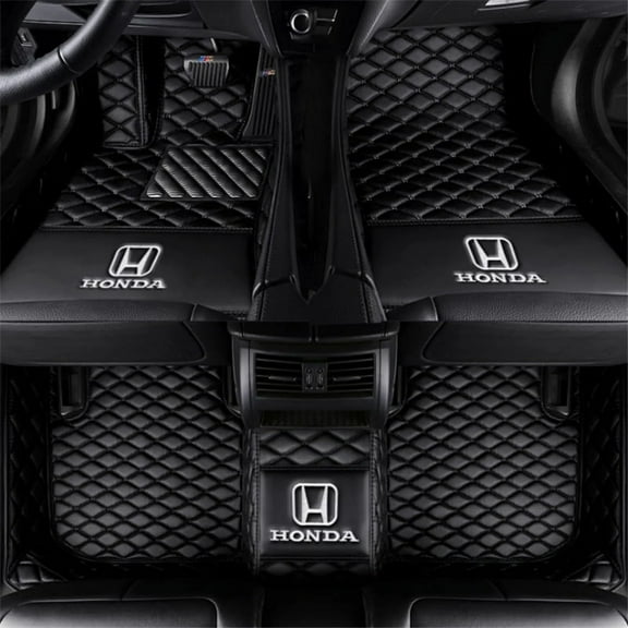 HONDA Accord 1993-2025 Waterproof Leather Car Carpet Car Floor Mats