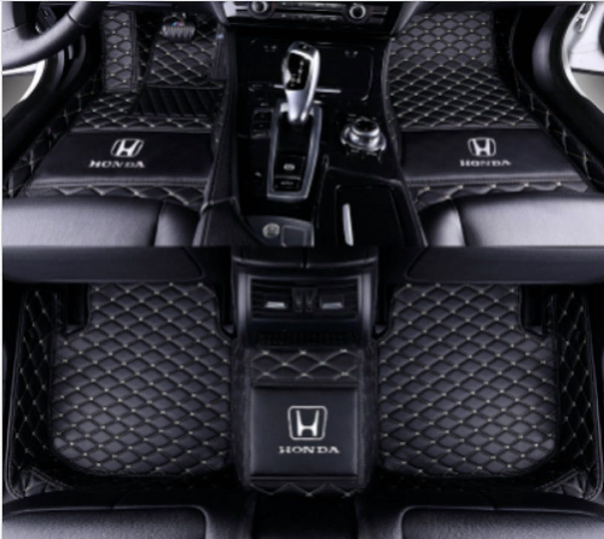 HONDA Accord 2018-2022 Hybrid Waterproof Leather Car Carpet Car Floor Mats