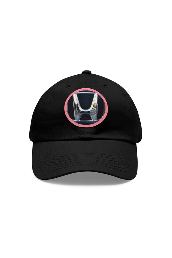 HONDA Dad Hat with Leather Patch (Round)