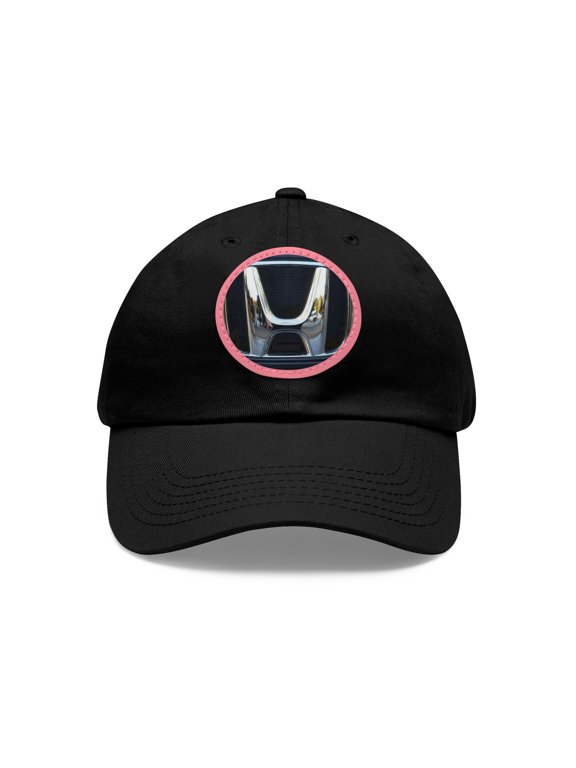 HONDA Dad Hat with Leather Patch (Round)