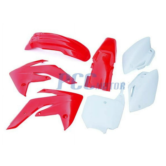 HONDA PLASTIC KIT CRF150R 150 07-13 FENDER SHROUDS NUMBER PLATES 7PCS PS68_R