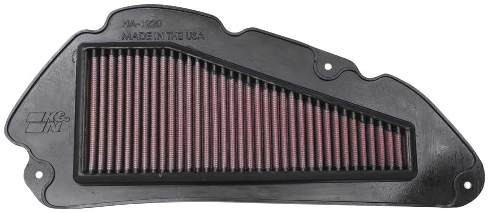 K&N Performance Powersports High-Flow Engine Air Filter: Washable, Multi-Layer Protection, Engineered to Boost Horsepower, HA-1220