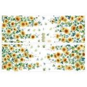 HONEDOSE Deals Peel Stick Backsplash Kitchen Decoration Wall Sunflower Stickers Sofa Background Wallpaper Corridor Corner Top Decorative Bedroom Stickers Wall Stickers