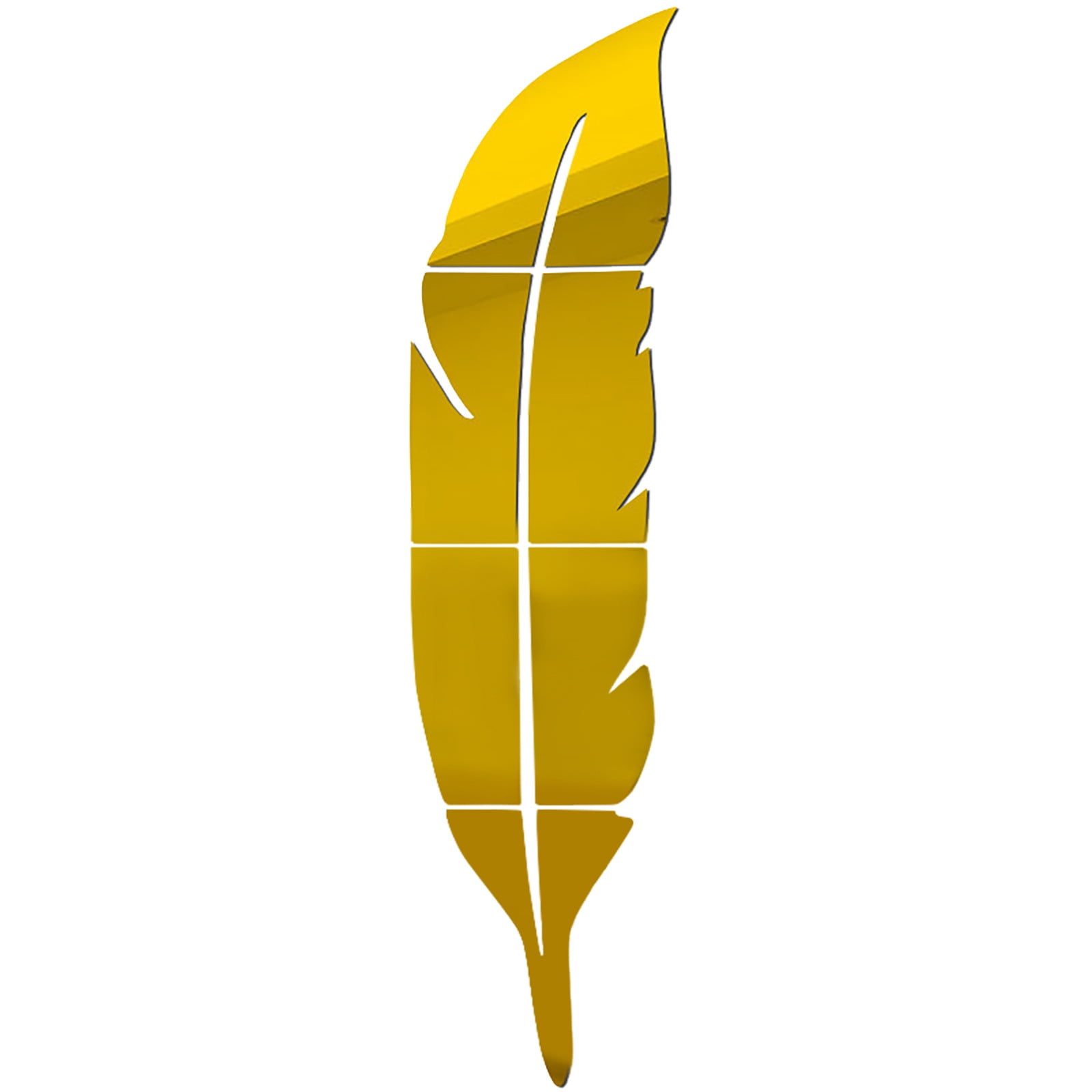 HONEDOSE Deals Peel and Stick Tile Backsplash Removable Feather Mirror