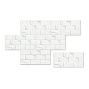 HONEDOSE Peel and Stick Backsplash 6 Sheet 6"x12" Self Adhesive Marble Kitchen Backsplash Tile Waterproof Peel and Stick Wall Tiles for Bathroom Kitchen Camper Shower Furniture