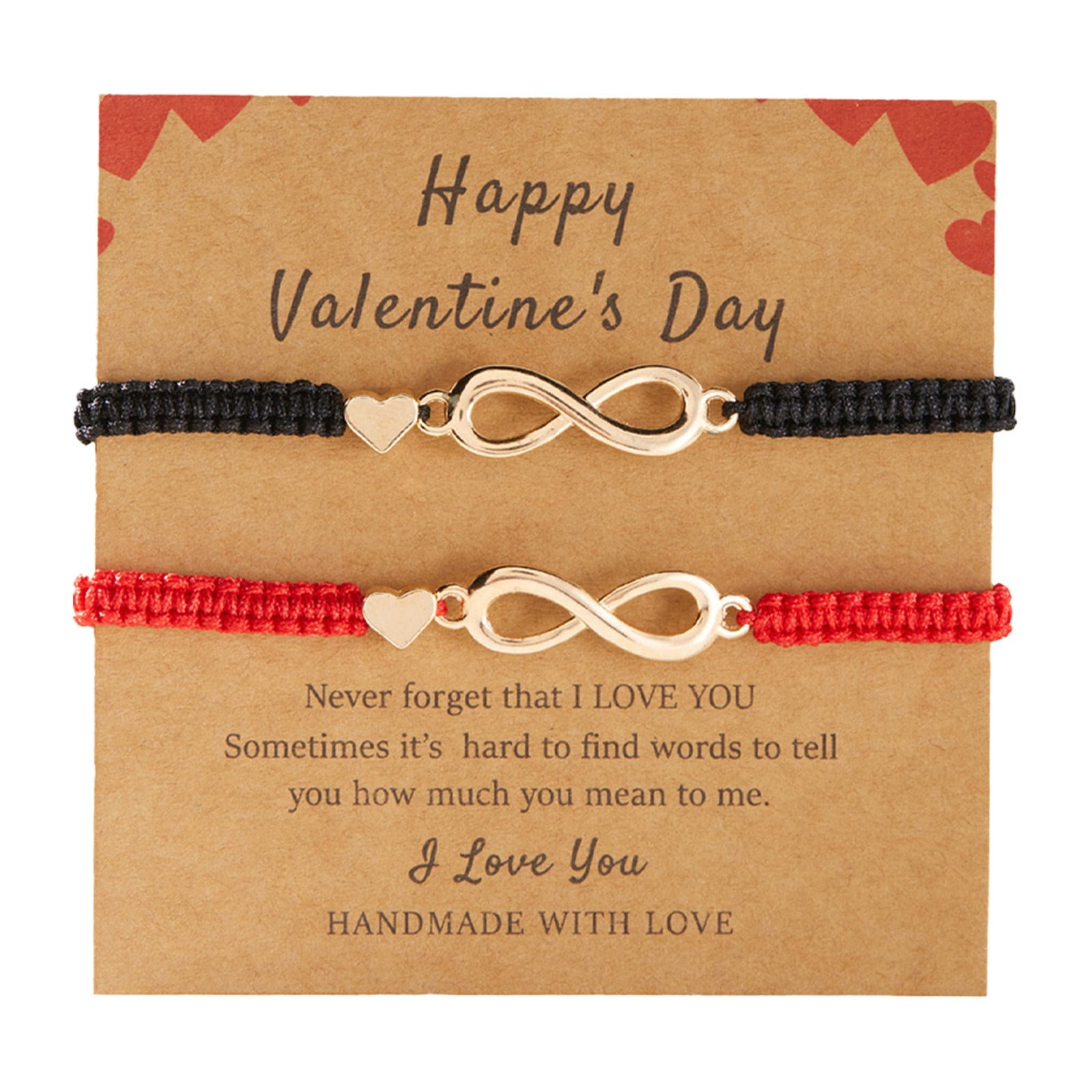 YEENAOZEY Holiday Sale Valentine's Day Simple Matching Braided String ...