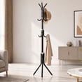 thumbnail image 1 of HONEIER Coat Rack, 68.9in Coat Rack Stand, Freestanding Coat Rack with 9 Hooks for Entryway Bedroom Living Room, Black, 1 of 10