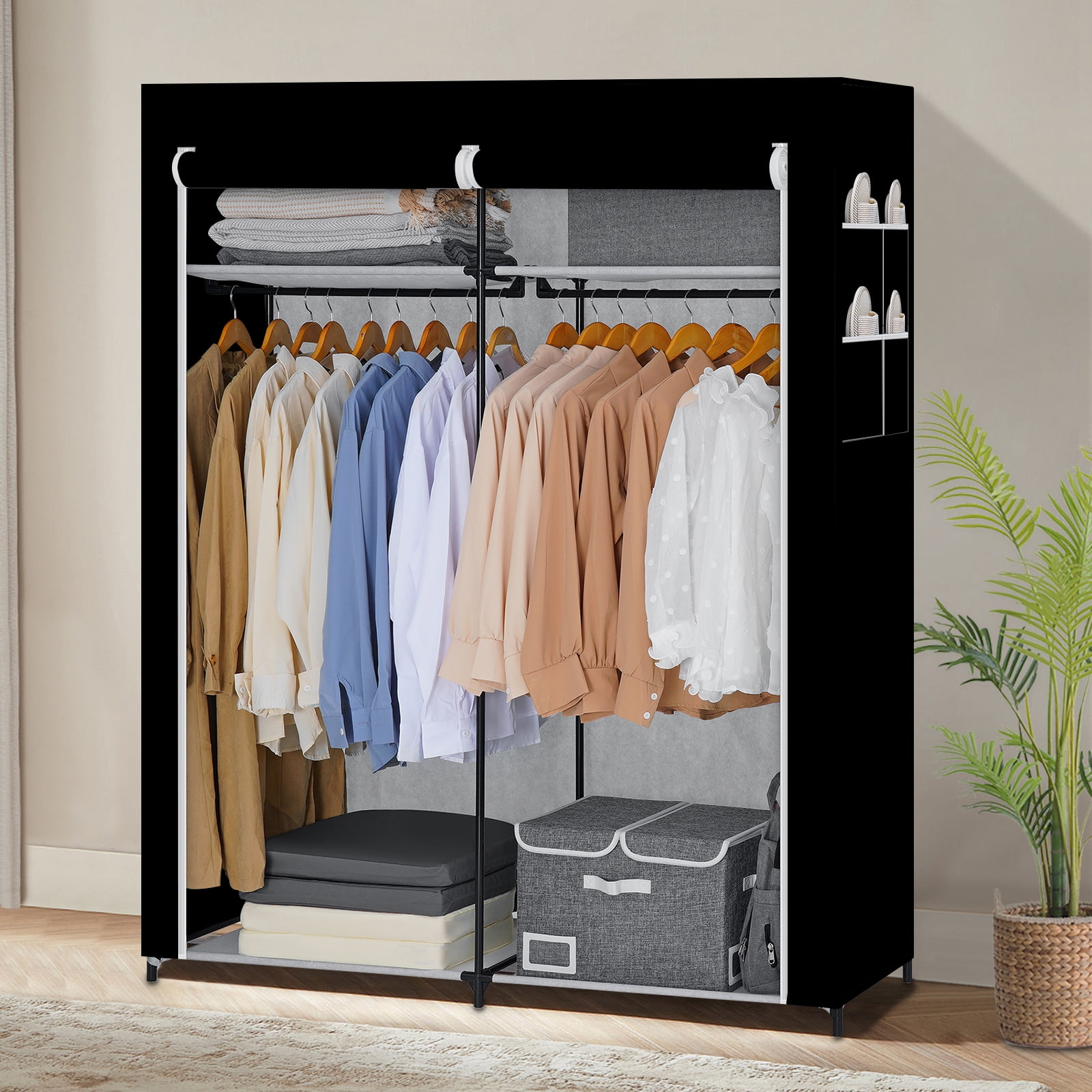 Portable closet with cover deals