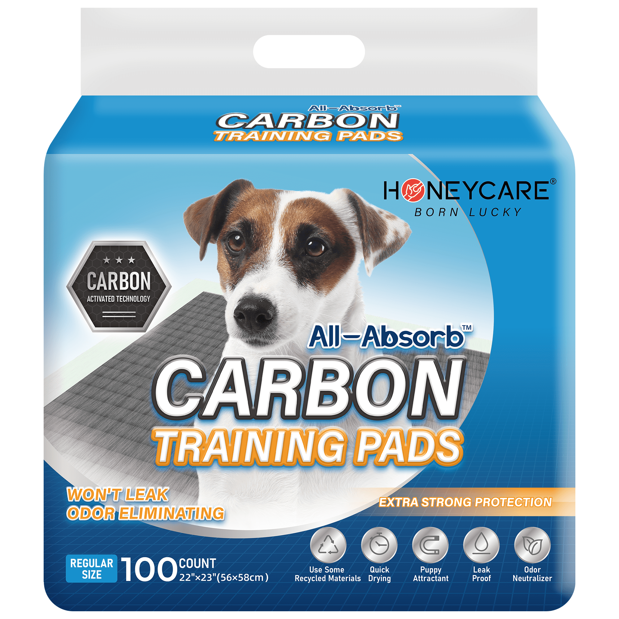 HONEY CARE AllAbsorb Puppy Training Pads Doggie Potty Pads Absorb Eliminating Urine Odor