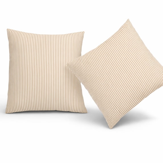 HONEY HOME 2 Pack Outdoor Pillows, Waterproof & Fade-Resistant Patio Cushions for Garden, Porch, Poolside