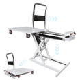 thumbnail image 1 of HONEY HOME 660lbs Capacity Hydraulic Lift Table Cart, 39.37" Lifting Height Electric Scissor Lift Table, Portable Electric Hydraulic Lifting Flatbed Handcart for Material Handling, 1 of 8