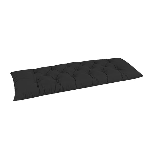HONEY HOME Outdoor Bench Cushion, 60x20x4 Inch, Tufted Waterproof Swing Cushions with Ties for Patio Bench Window